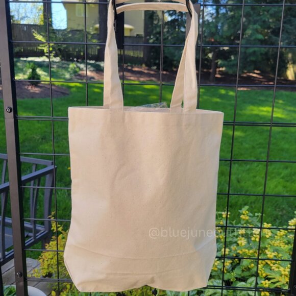 Moon Child Canvas Tote Bag | Celestial Farmers Market Tote Bag - Picture 6 of 6